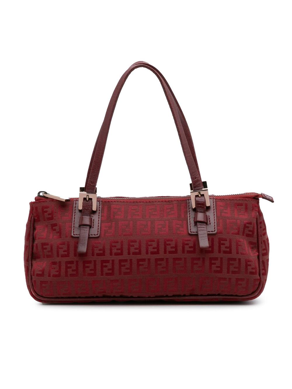 Fendi Zucchino Canvas Handbag Pre-Loved #363048F58B